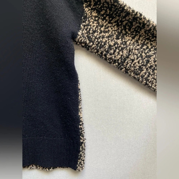 Rag & Bone speckled color blocked pullover wool oversized sweater Sz Xs - Picture 6 of 14